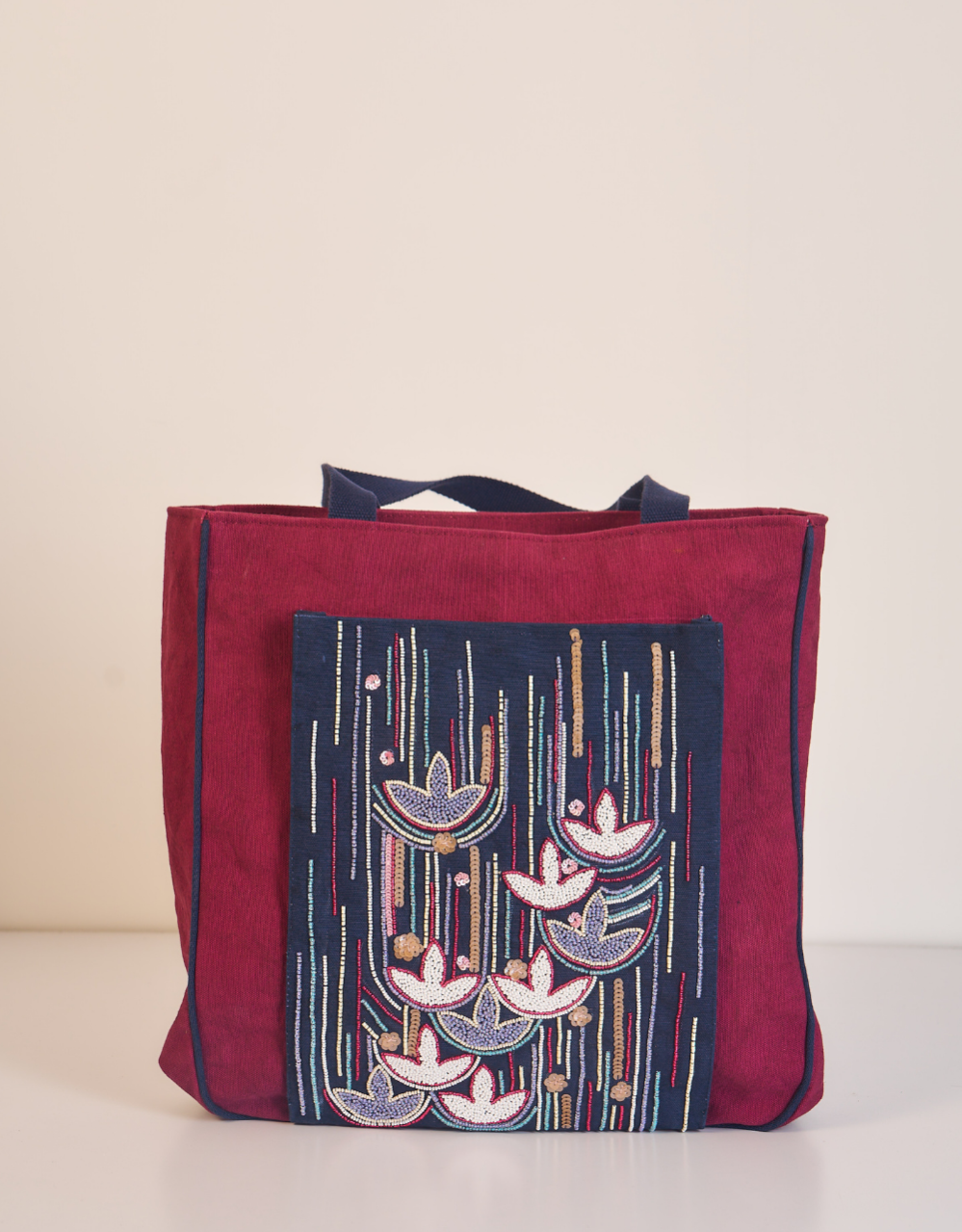 Maroon Tote Bag